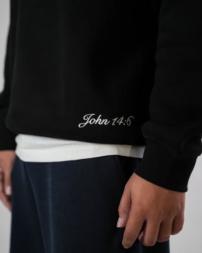 jesus crewneck detail