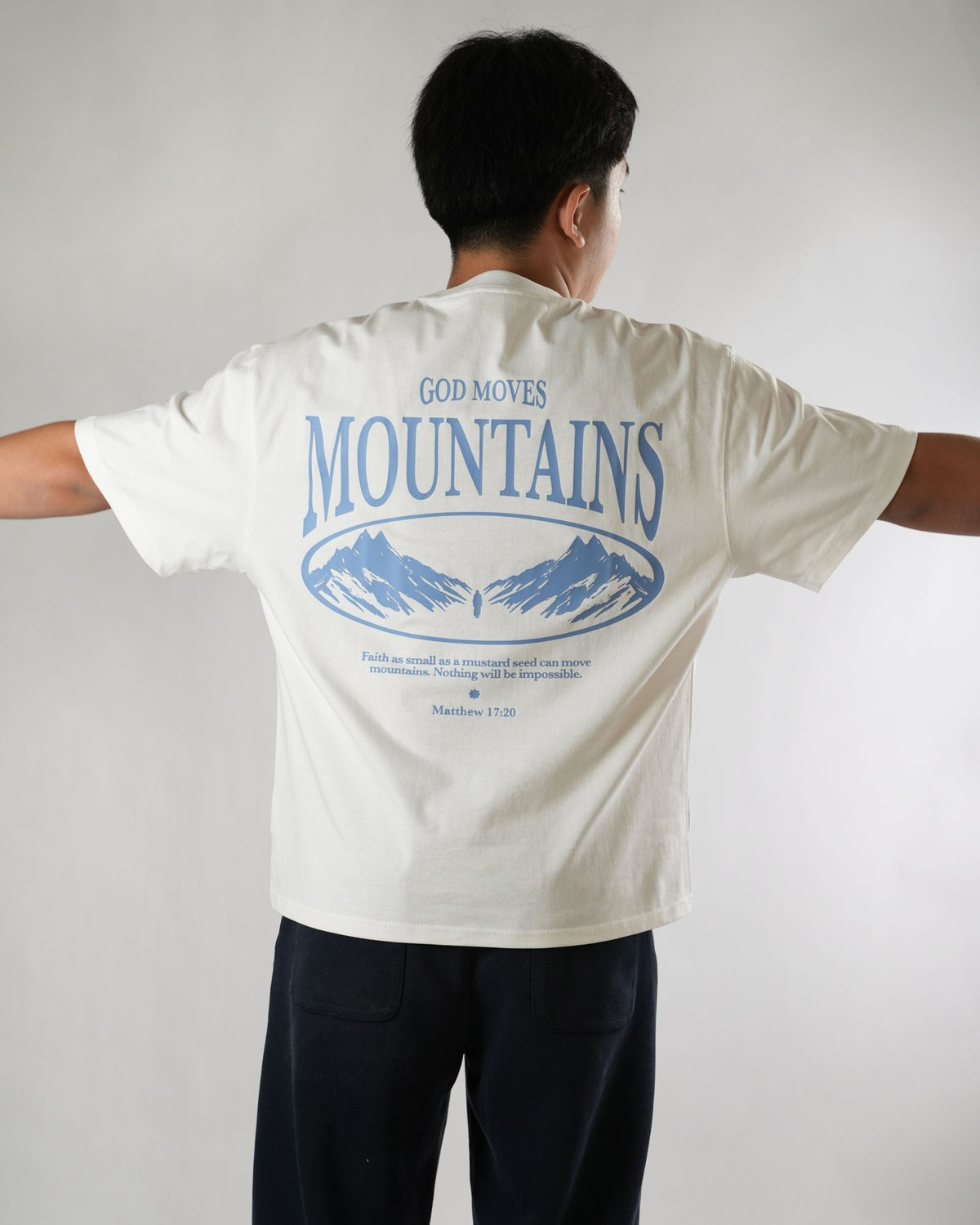 mountains tee back